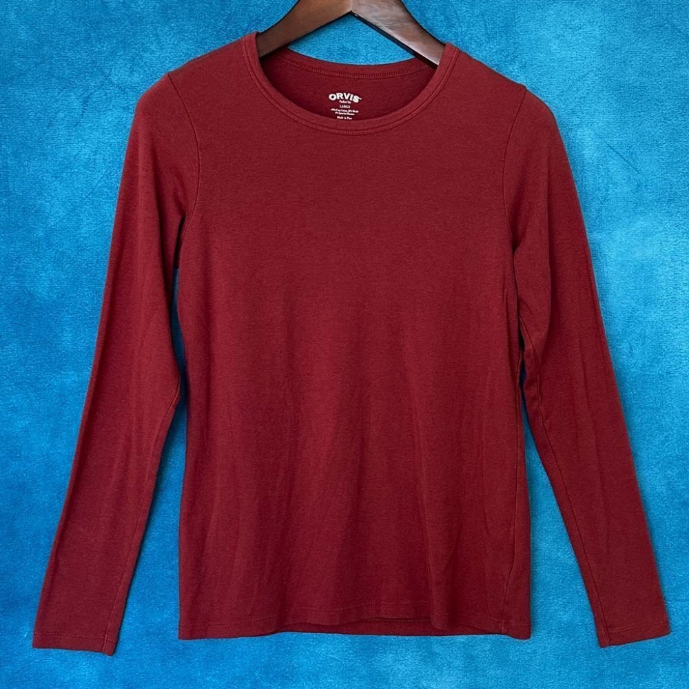 Orvis Perfect Tee Pima Cotton/Modal/Spandex Shirt, L